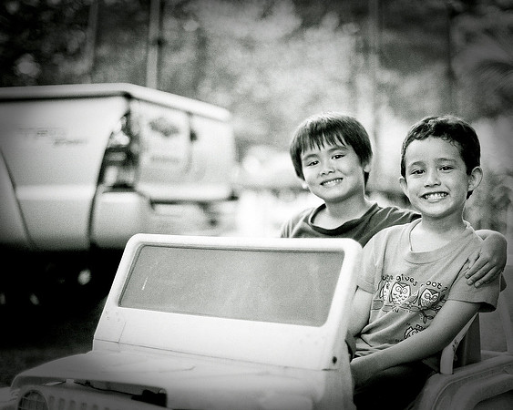 Boys will be boys!