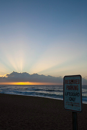 Sunrise at Sandy Beach Oahu